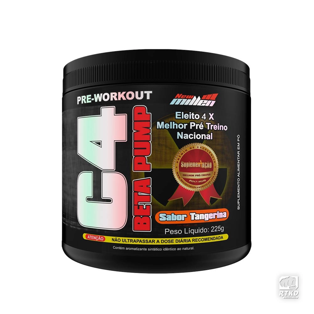 C4 Beta Pump Extreme Pre Workout 225g – New Millen (Tangerina)