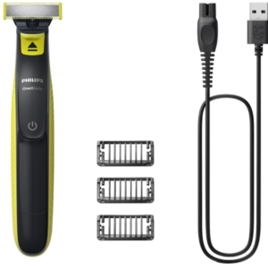 Aparador e Raspador de Pelos Philips OneBlade com 3 Pentes QP2724/10 À prova d’água Bivolt