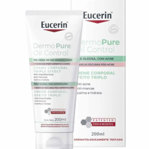 Creme Corporal Antiacne Eucerin Dermo Pure Efeito Triplo 200ml