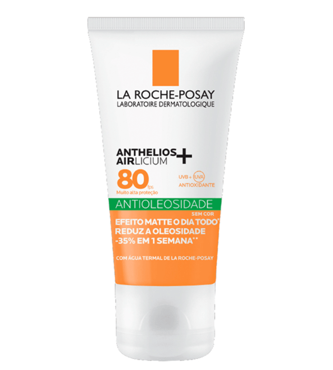 Protetor Solar Facial La Roche-Posay Anthelios Airlicium+ FPS 80 incolor 40g