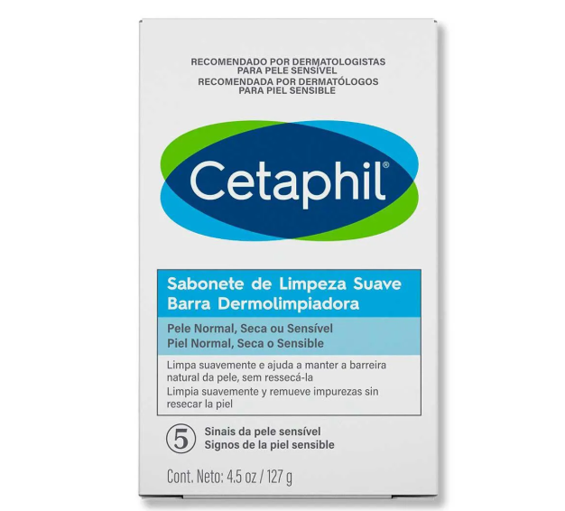 Sabonete em Barra Cetaphil Limpeza Suave 127g