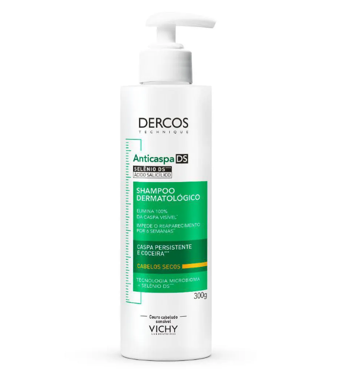 Shampoo Anticaspa Vichy Dercos DS Cabelos Normais a Oleosos 300g