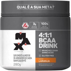 Max Titanium 4:1:1 Bcaa Drink (280G) – Sabor Laranja