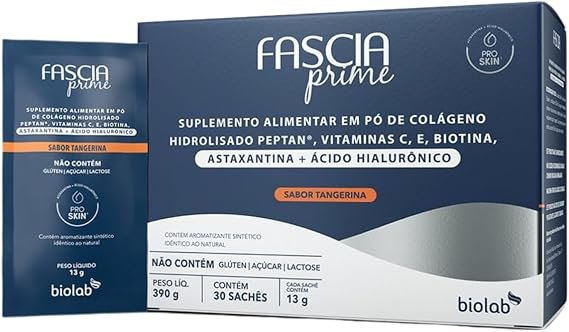 Fascia Prime Sabor Tangerina Com 30 Sachês