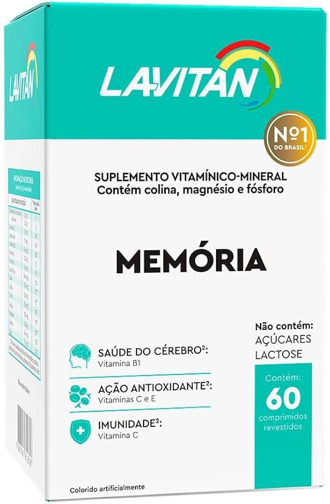 Lavitan Memória 60 Comprimidos