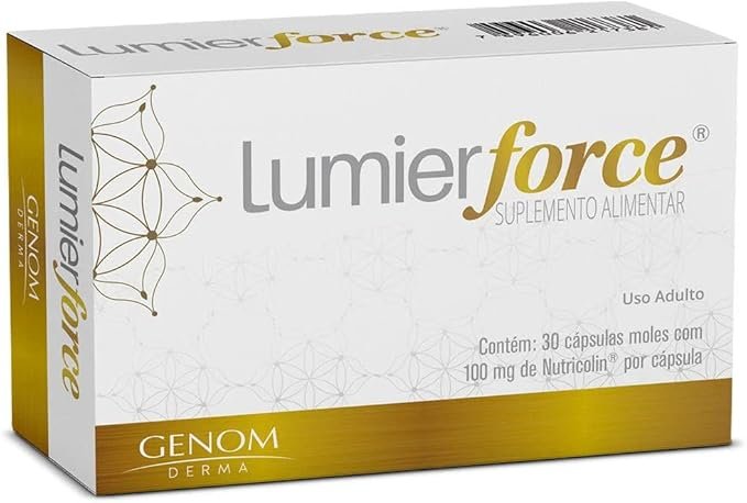 Suplemento Alimentar Lumier Force 100mg 30 Cápsulas Moles