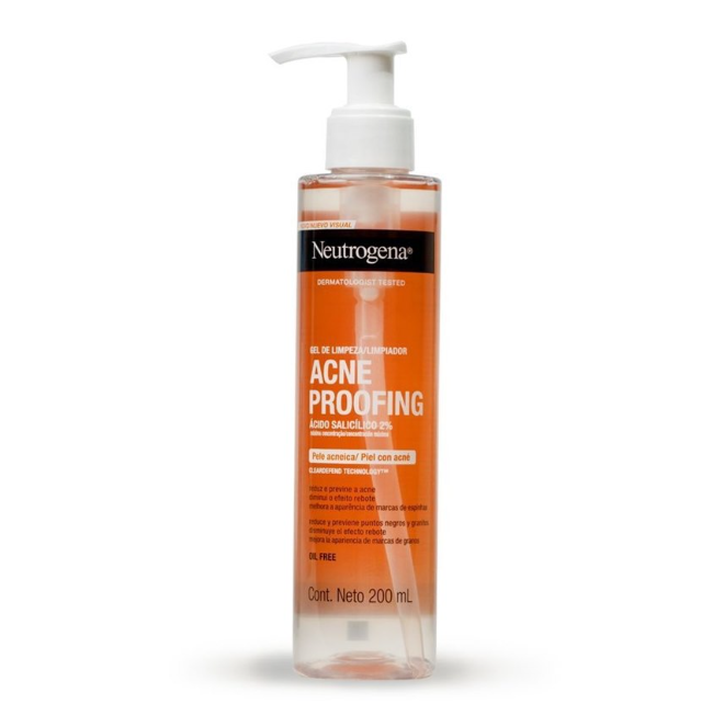 Gel de limpeza Neutrogena Acne Proofing 200ml