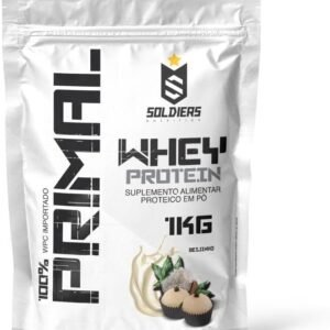 Whey Protein Primal 1Kg – Importado – Soldiers Nutrition Sabor:Beijinho