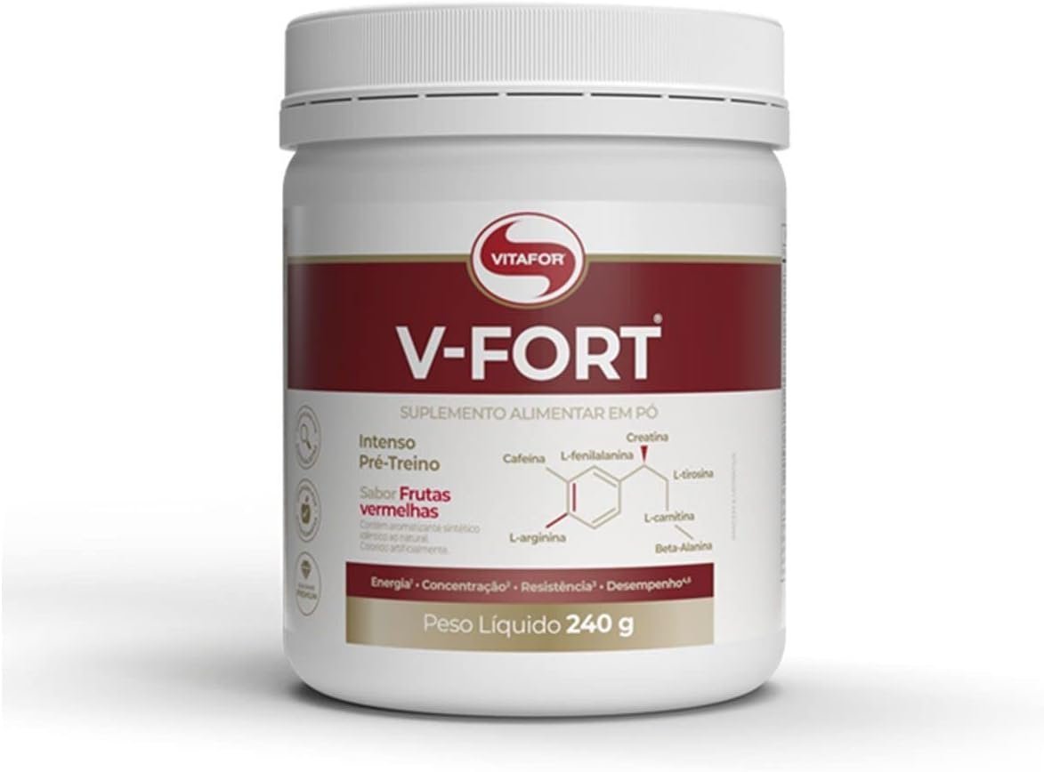 Vitafor – V-Fort – 240g – Frutas Vermelhas