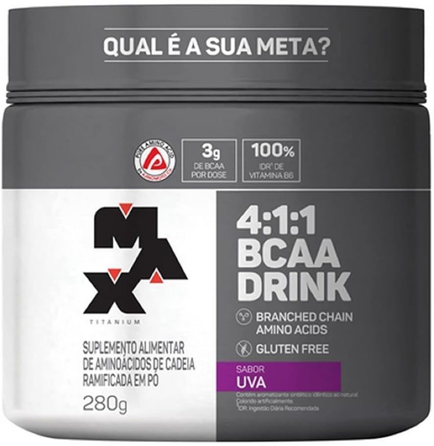 Max Titanium Bcaa 4: 1: 1 – 280G Drink Uva